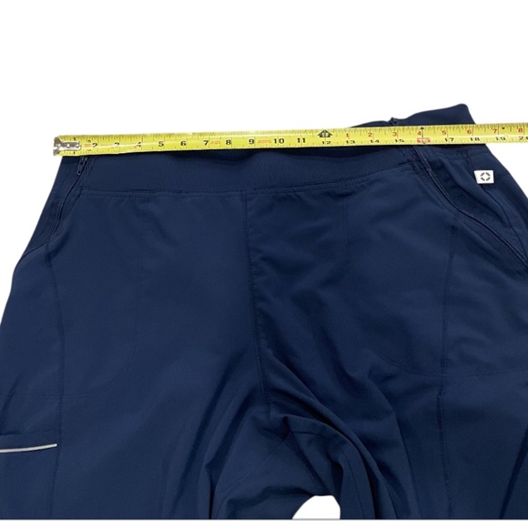 Cherokee Infinity Navy Blue Jogger Stretchy Scrub Pants Women’s Size XL - Picture 8 of 10